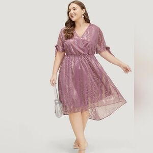 BloomChic Purple High Low Dress